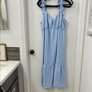 Light Blue Sleeveless Dress
